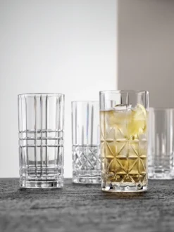 Nachtmann 0097784-0 Longdrinkbecher 'Highland' Kristallglas, 375 Ml, H: 15,1 Cm, ø 7,7 Cm, Transparent, 4-teilig (1 Set) -Küchenbedarf Laden f173f80327e7686497f2f5ab30ffe20c