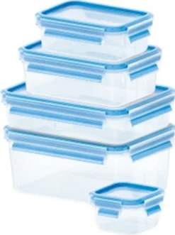 Emsa Clip & Close 5Er Set Frischhaltedosen, 0,15 L - 3,7 L, 508568 7 Emsa Clip & Close 5Er Set Frischhaltedosen, 0,15 L - 3,7 L, 508568 -Küchenbedarf Laden f232860c28d9f3d28fa721cf5200734f