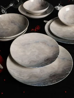 Hermia Concept, Erika,(24 Stücke), Abendessen , Mehrfarbig, 100% Porzellan -Küchenbedarf Laden f32cffc1ee40db188a2d13ff084fec33