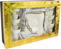 12-teiliges Medusa Mäander Kaffeeservice Mit Goldschliff Kaffeetassen Für 6 Personen 6 Tassen + 6 Untertassen Weiß-Gold Genießen Servieren Kaffee 7 12-teiliges Medusa Mäander Kaffeeservice Mit Goldschliff Kaffeetassen Für 6 Personen 6 Tassen + 6 Untertassen Weiß-Gold Genießen Servieren Kaffee -Küchenbedarf Laden f387cbf7af524789870ff9b9fe412709