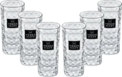 Three Sixty Gläser-Set – 6x Vodka Gläser 0,3L