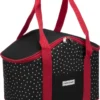 Anndora Kühltasche 20 L - Schwarz Weiß Gepunktet Isoliertasche Einkaufstasche - Snövit - Schwarz-Rot -Küchenbedarf Laden f68c960bd3466d383074d8415bf0bce7