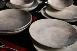 Hermia Concept, Erika,(24 Stücke), Abendessen , Mehrfarbig, 100% Porzellan -Küchenbedarf Laden f74dc1040d6619a8e692b979be1955b8