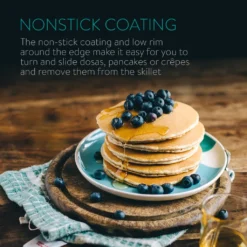 Navaris Crêpespfanne Pfannkuchenpfanne Palatschinkenpfanne - 26cm Pfanne Für Crêpes Pancakes - Alle Kochflächen - Antihaftbeschichtung -Küchenbedarf Laden f8142b39833c1ac6f3539664932843fc