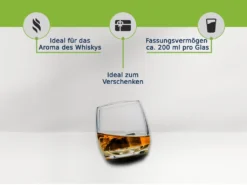 6 X Bar Rocking Whisky Glas Whiskey Trinkglas Gläser - Runder Boden 200 Ml -Küchenbedarf Laden fa40cadc820fd85ed7c73ffc7fa82043