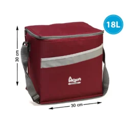 Kühltasche 30 X 21 X 30 Cm Burgunderrot