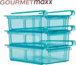 GOURMETmaxx Klemm-Schublade Für Kühlschrank, 3er-Set Schublade Klemm Kühlschrank GOURMETmaxx Zusatzfach Gemüsefach 3er-Set Ordnung -Küchenbedarf Laden fccf99402532c490f1e5fada6579cef4