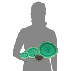 Sänger SÄNGER Steingut Geschirrset Palm Beach, Tafelservice & Servierplatten Set 23 Teilig Für 4 Personen -Küchenbedarf Laden fd590b3c8d37a24b481f8ae7ea7fdc70