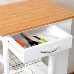 KESPER Küchenwagen, Weiß, 50x37 Cm, H: 87cm, 2577713 -Küchenbedarf Laden fd5a886265baefed5d8e4b839ba01b78