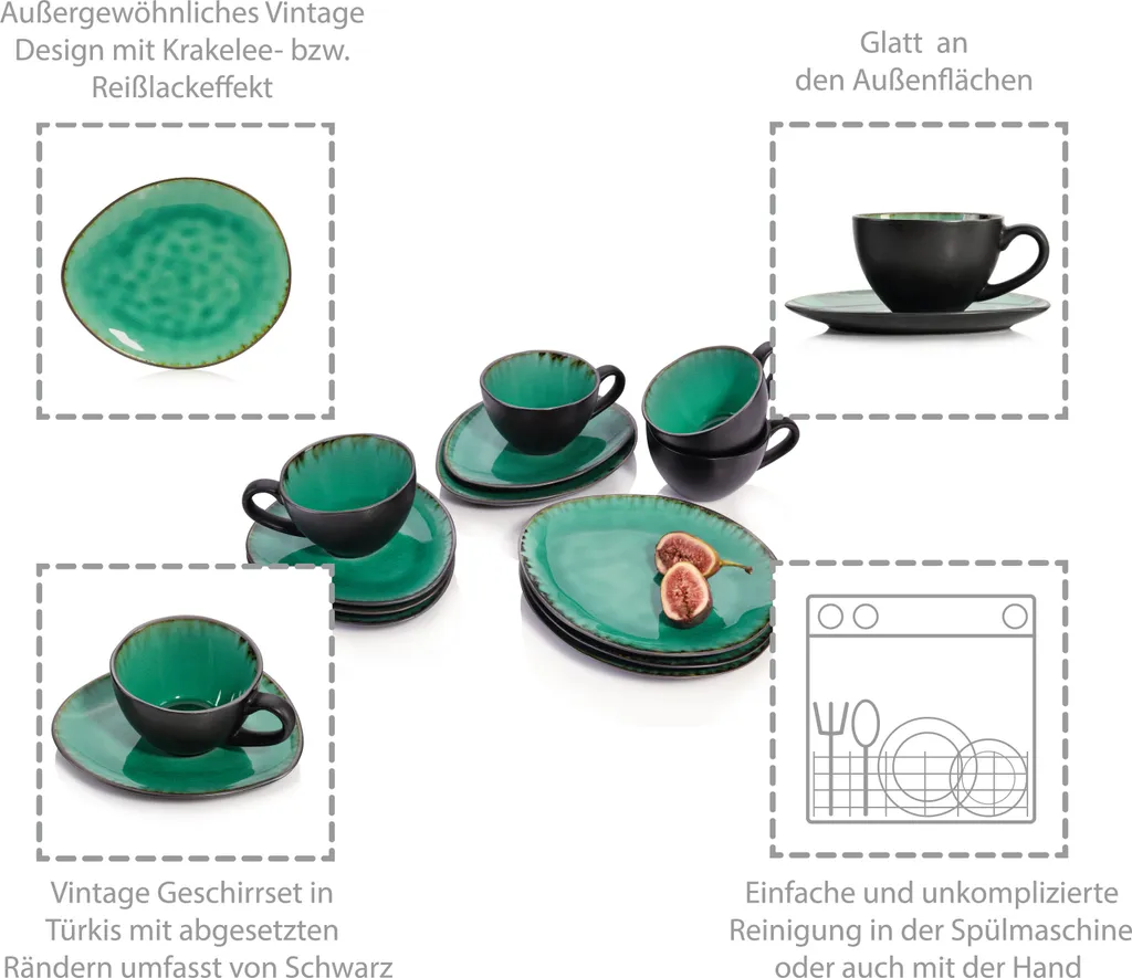 SÄNGER Kaffeeservice Palm Beach 12 teilig für 4 Personen Sänger SÄNGER Kaffeeservice Palm Beach 12 Teilig Für 4 Personen -Küchenbedarf Laden fd75b7bf14dfac77cdab53649486a877