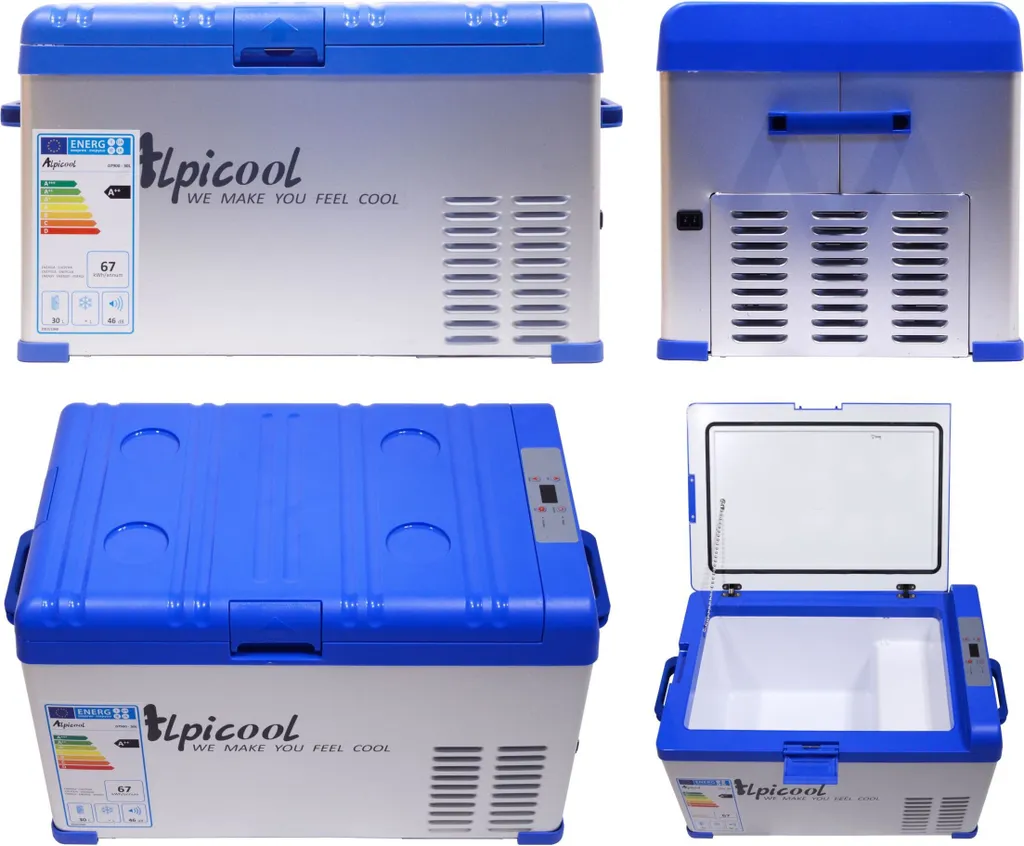 Compass 07090 - Kühlbox ALPICOOL mit Kompressor 30l 230/24/12V -20°C BLAU Compass 07090 - Kühlbox ALPICOOL Mit Kompressor 30l 230/24/12V -20°C BLAU -Küchenbedarf Laden fe093459a5d808f5d4bc441c3043cc5f