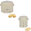 ESSCHERT DESIGN Rivanto Vorratsdosen 2er Set Kartoffeln Und Zwiebeln, Bestehend Aus Zwiebeldose Und Kartoffeldose, Aus Metall -Küchenbedarf Laden fe2c7731ea32ffa0aadc4c9fd8c6da08
