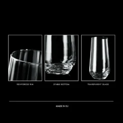 KROSNO Splendour Longdrinkgläser, 6er-Set, 480 Ml -Küchenbedarf Laden ffcd1f22be394cb7a247d7d4817a0e2b