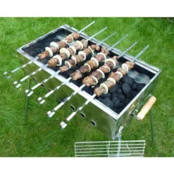 OLYMP Mangal LUX, Schaschlik Und Barbecue Grill Aus Edelstahl -Küchenbedarf Laden ffe7d5905f79ee465a7d848bb2dc5815